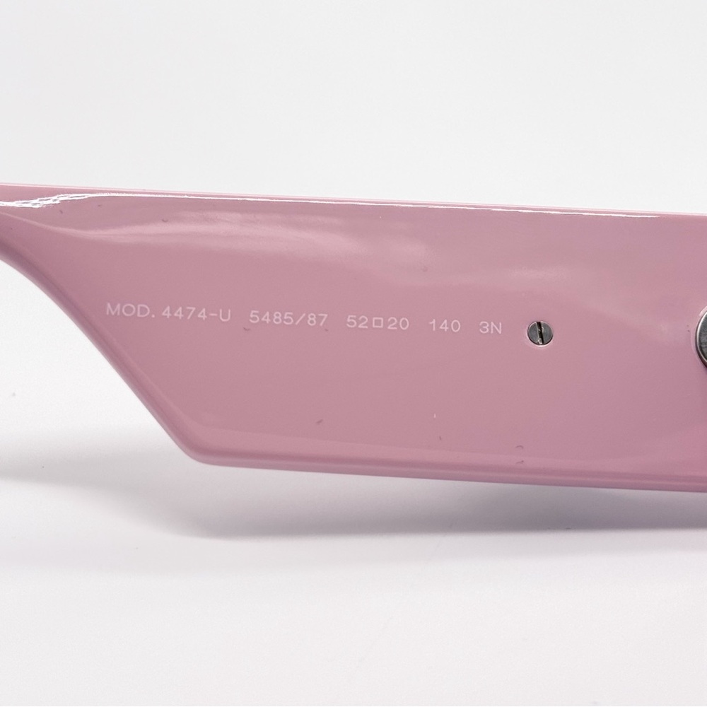 NEW VERSACE VE4474U 5485/87 SQUARE PINK GRAY WOMEN SUNGLASSES VERSACE MOD 4474-U - Picture 8 of 10